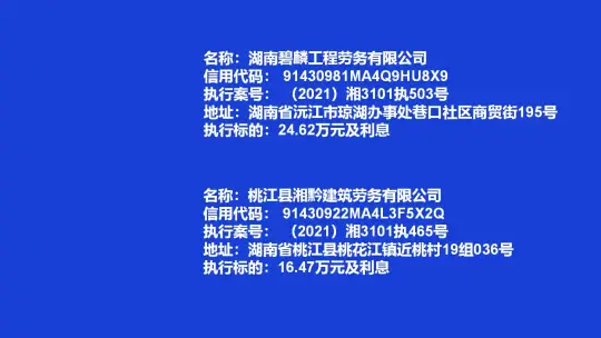 失信曝光｜吉首市人民法院关于发布失信被执行人名单信息的公告（第三期）(图6)