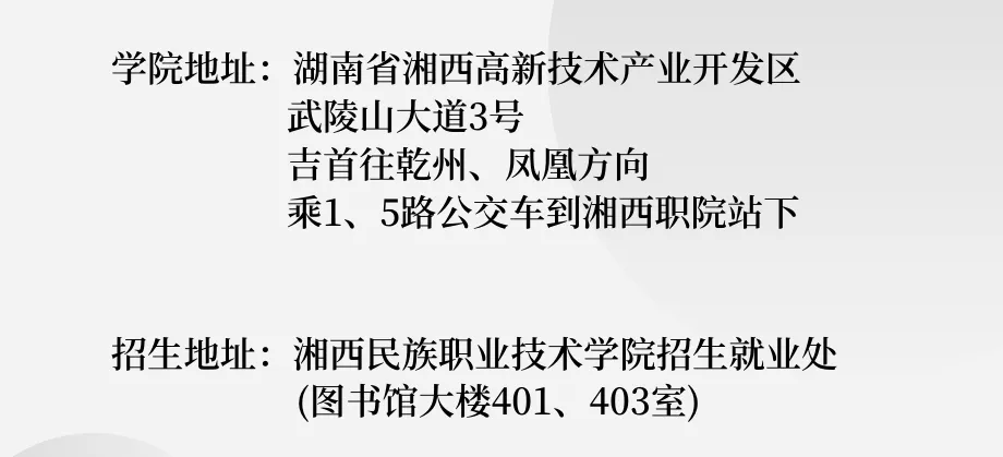 湘西民族职业技术学院2021初中起点招生简章(图5)
