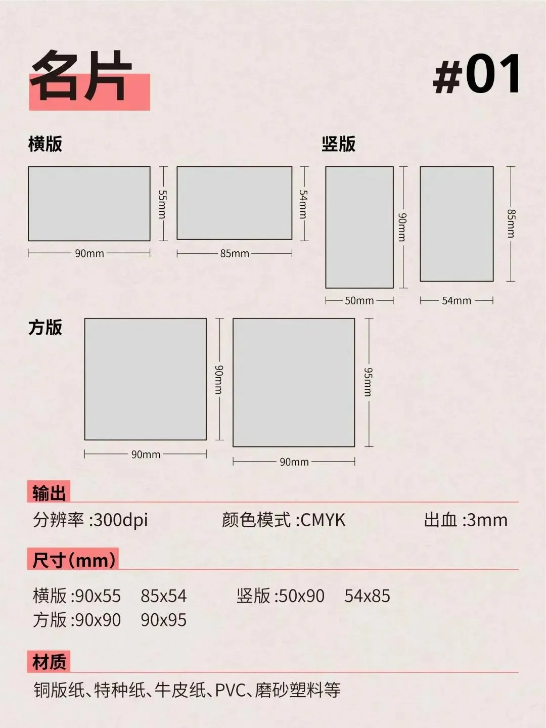 设计师必备！14 种常用广告物料尺寸大全，新手入门必看!(图1)