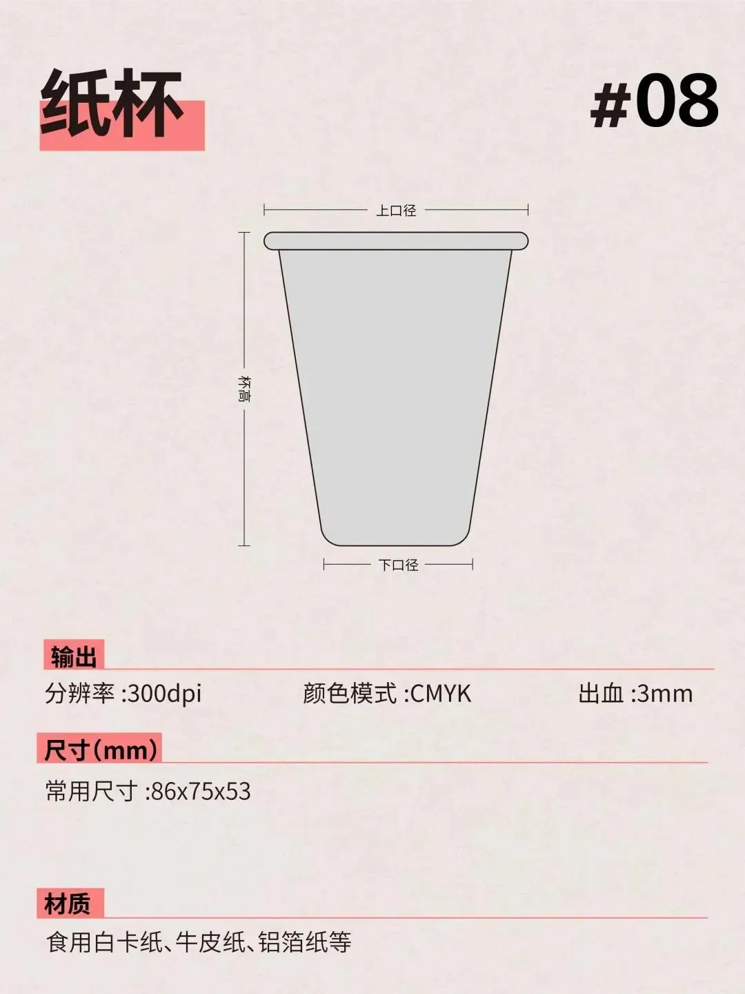设计师必备！14 种常用广告物料尺寸大全，新手入门必看!(图8)