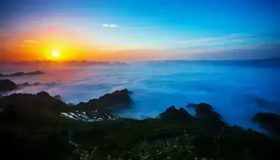 乌龙山上的翡翠——龙山八面山景区