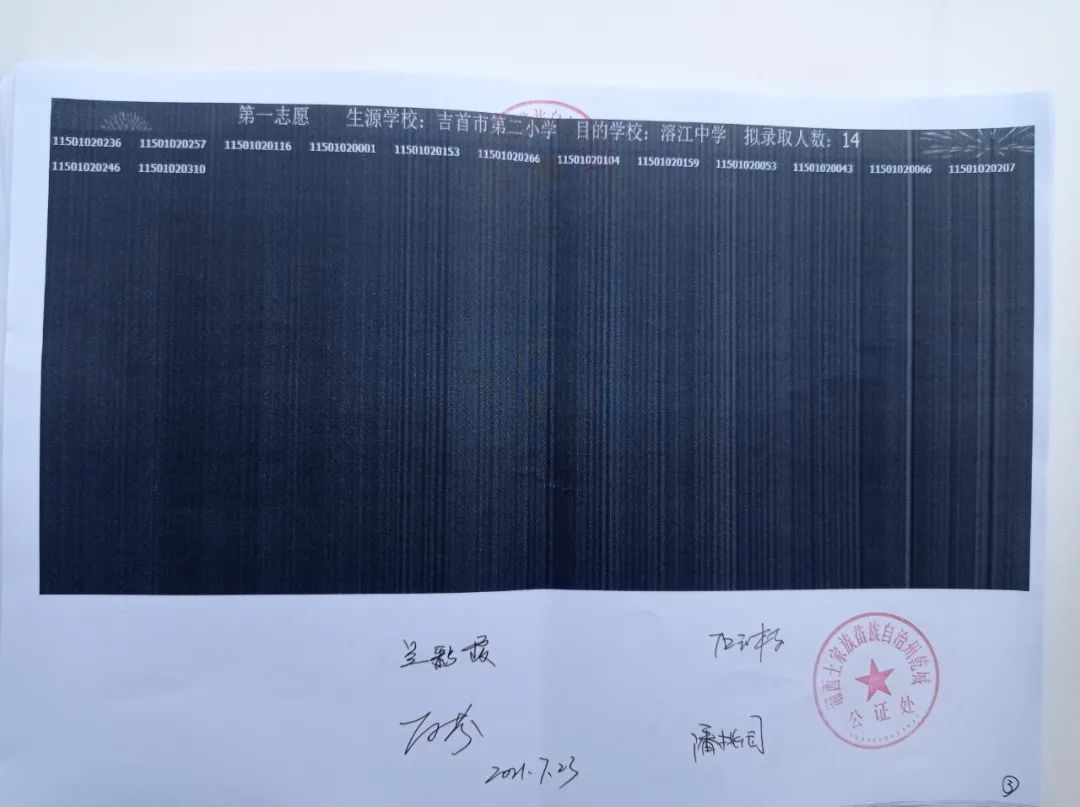 2021年吉首城区小升初电脑摇号结果公示(图3)
