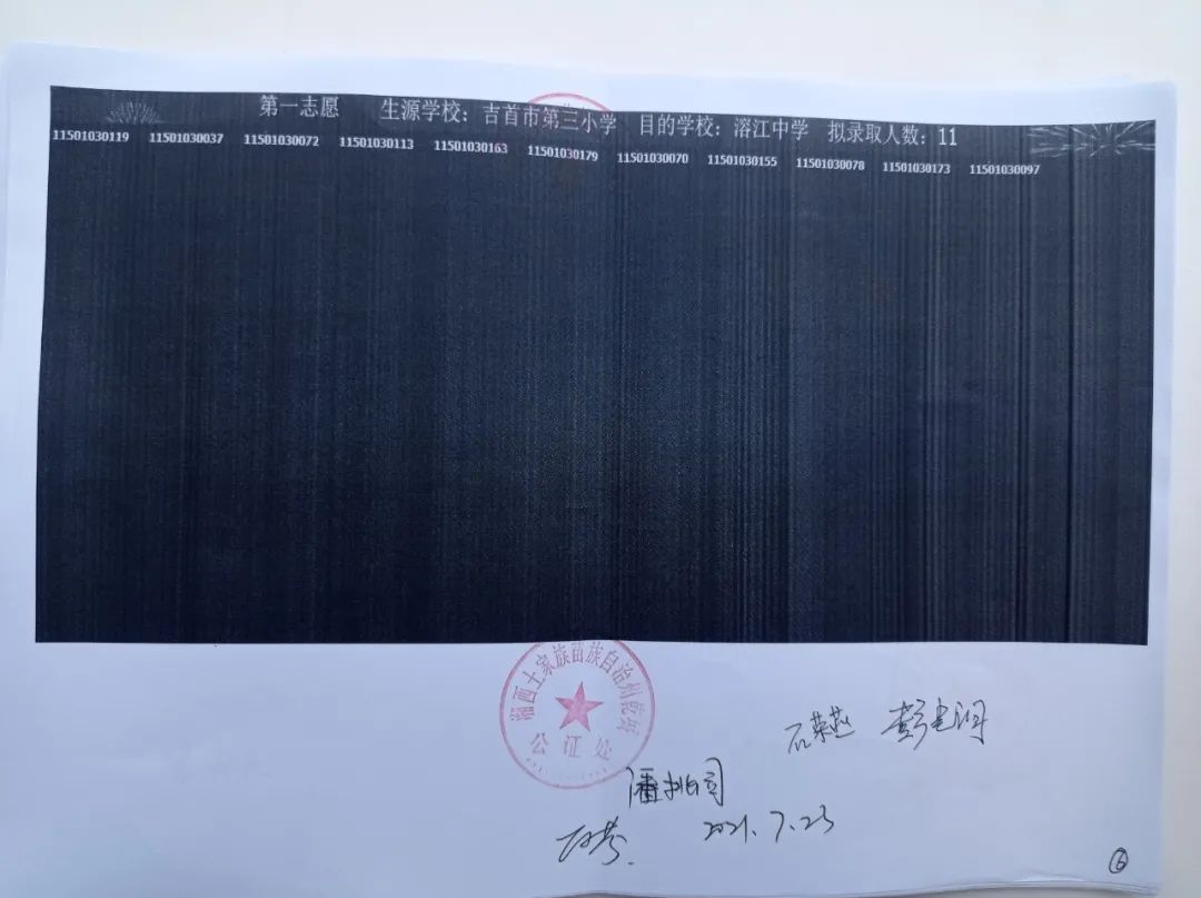 2021年吉首城区小升初电脑摇号结果公示(图6)