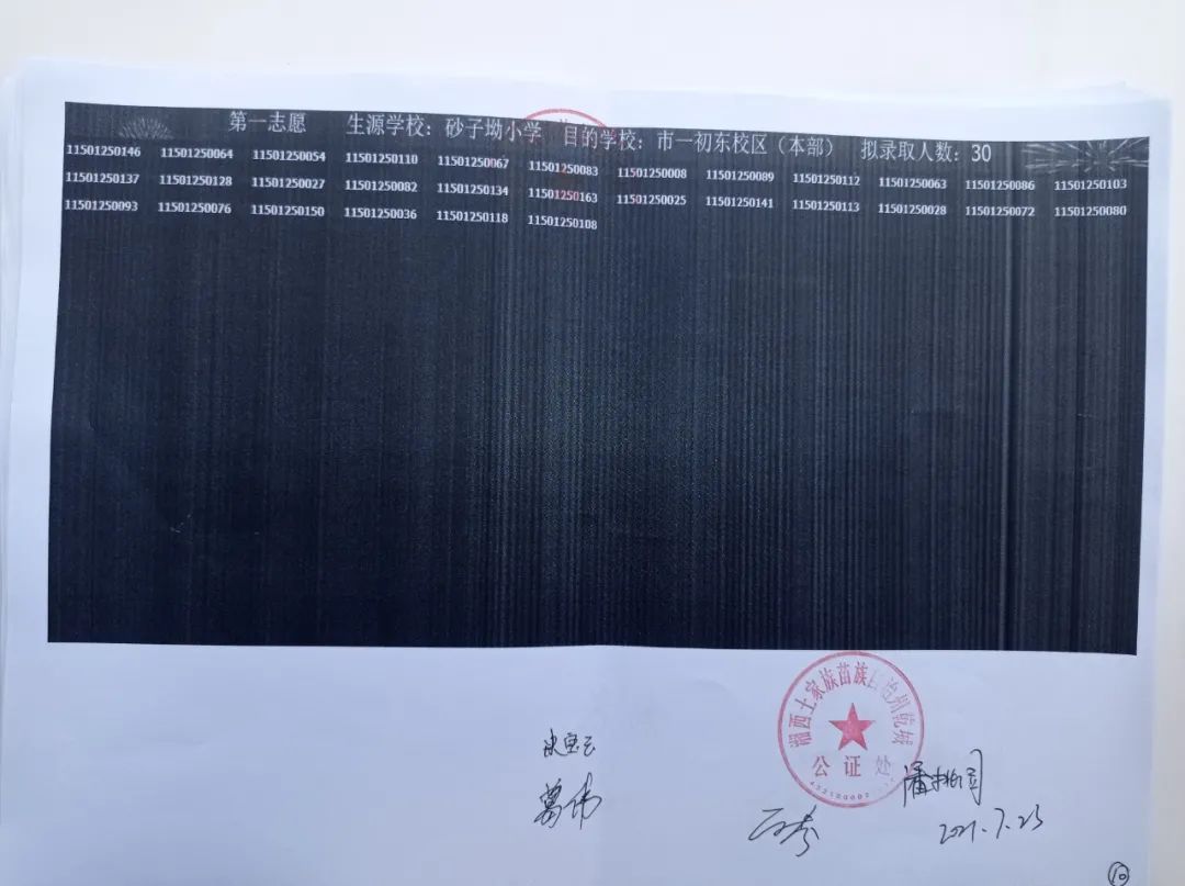 2021年吉首城区小升初电脑摇号结果公示(图10)