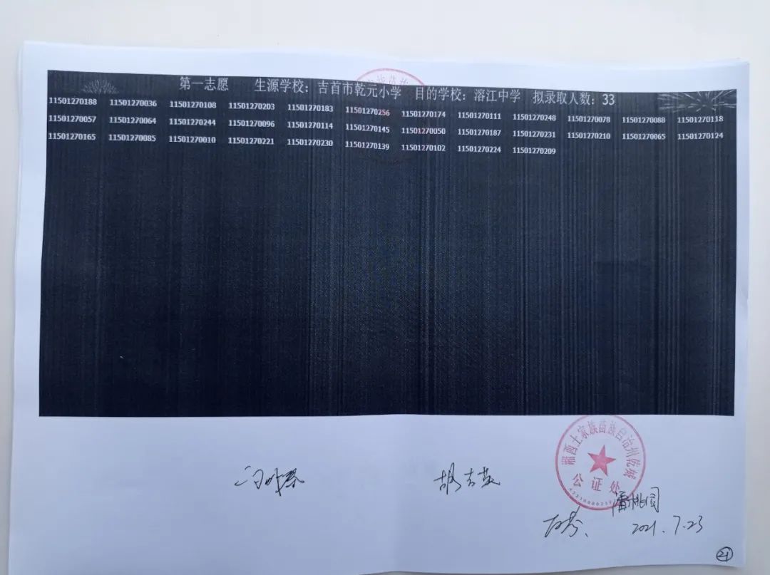 2021年吉首城区小升初电脑摇号结果公示(图21)
