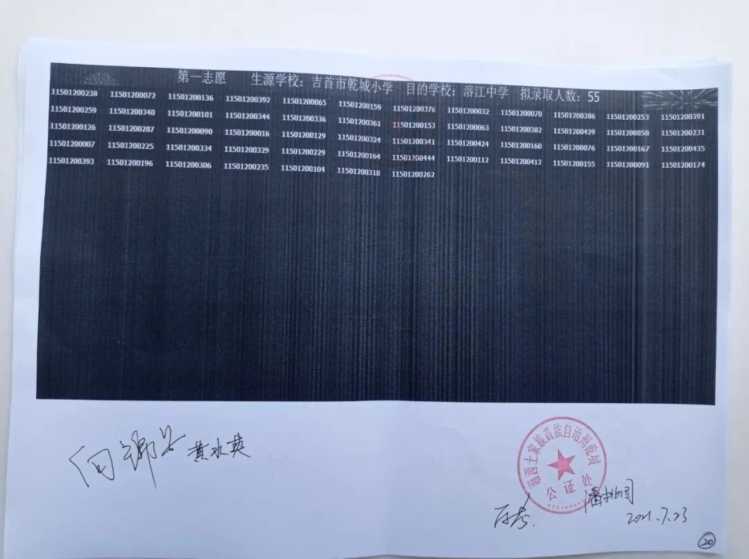 2021年吉首城区小升初电脑摇号结果公示(图20)