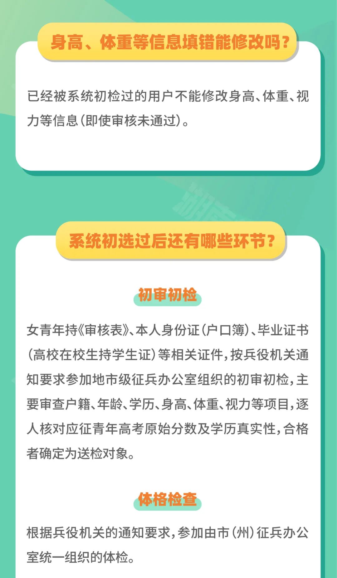 女兵初选结果公布，你关心的问题都在这里！（附入围分数线）(图4)